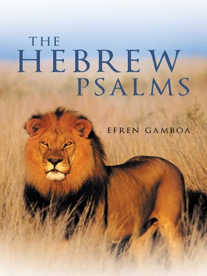 cover image of THE HEBREW PSALMS